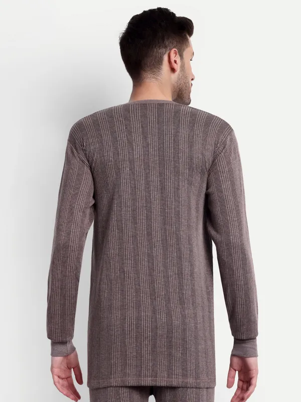 Coffee_Round_Neck_Thermal_Top