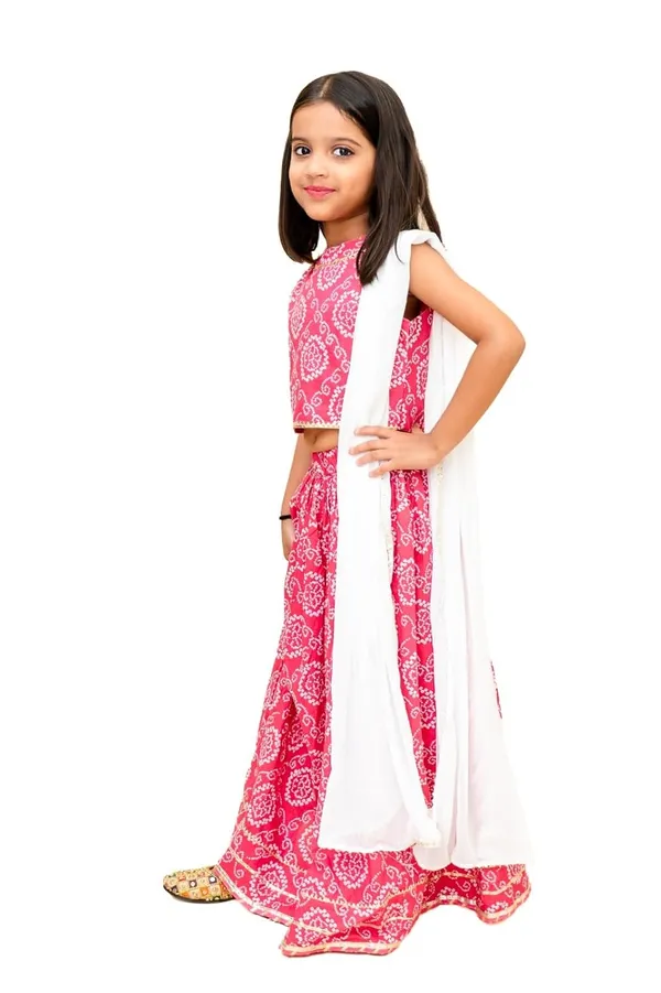 Pink_Pure_Cotton_Regular_Fit_Lehenga_Set_For_Girls