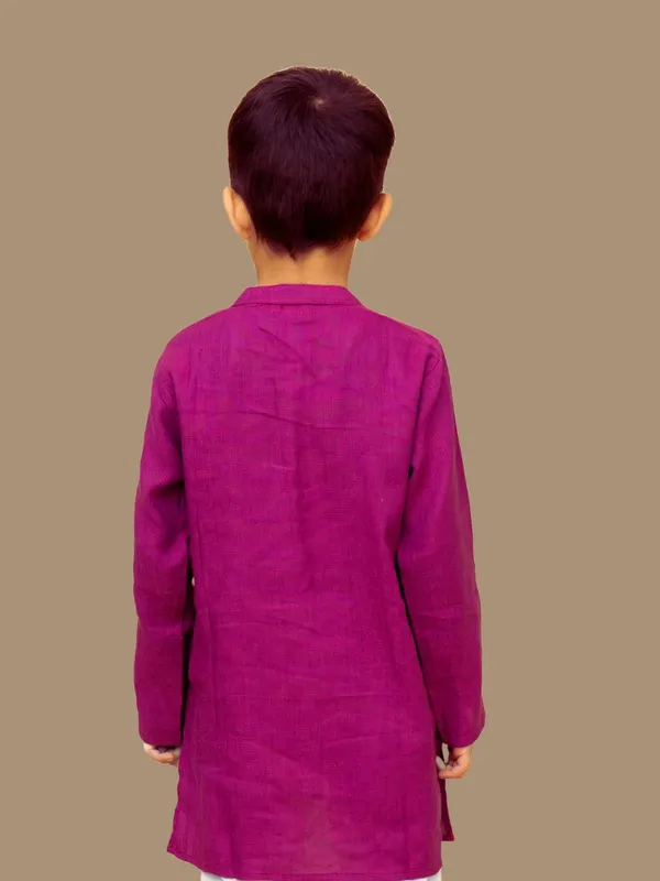 Boys_Magenta_Kurta_Pajama_Set_–_Pure_Matty_Cotton_Ethnic_Wear_by_Maitreyo