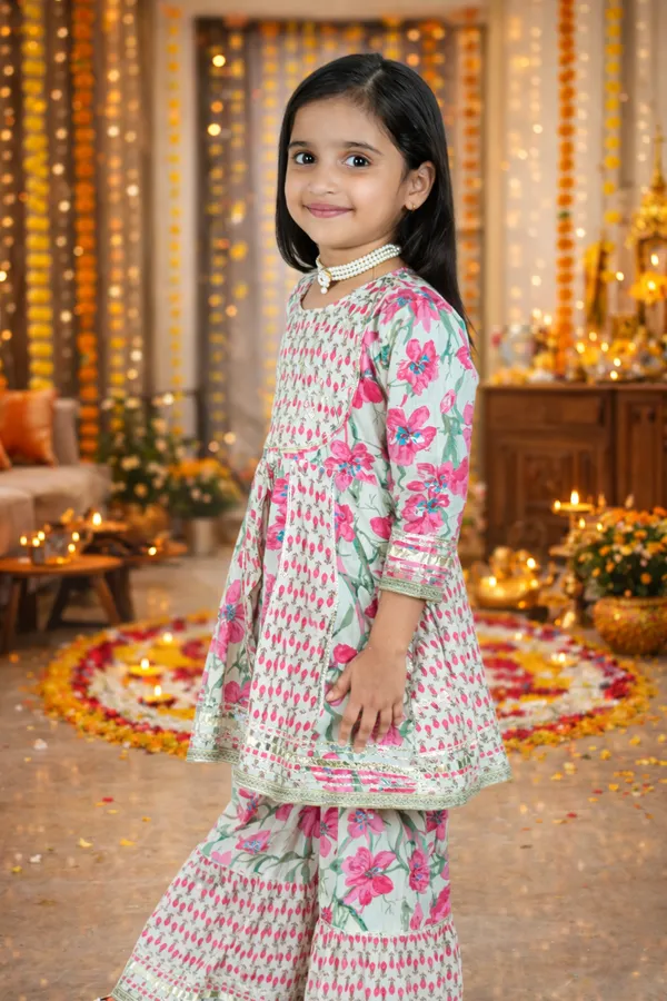 Girls_Sharara_Set_White_&_Pink_Color