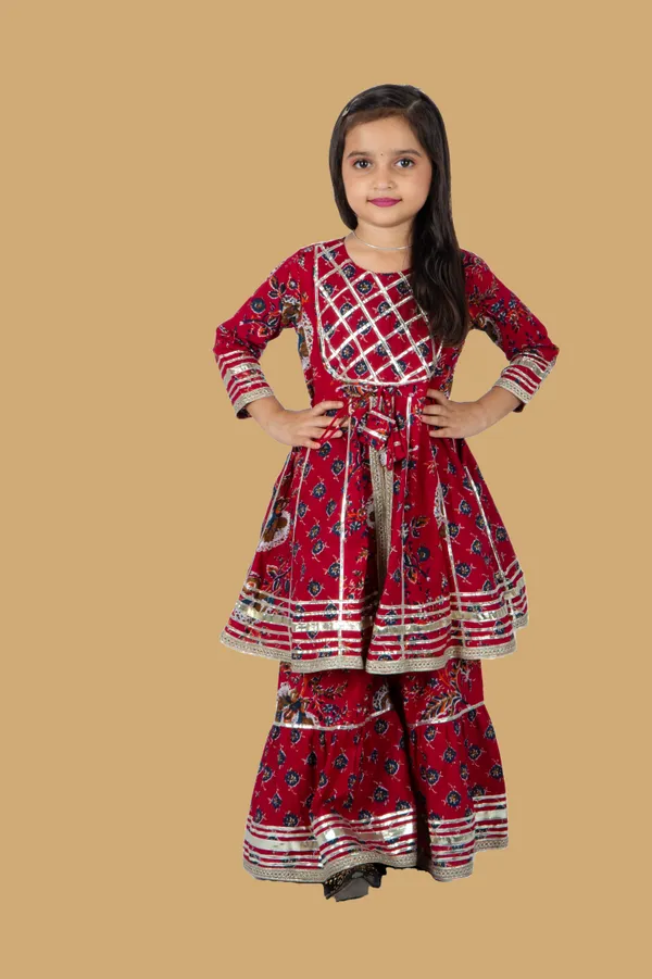Dark_Pink_Sharara_Set