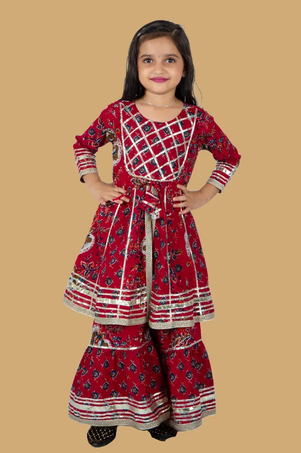 Dark_Pink_Sharara_Set