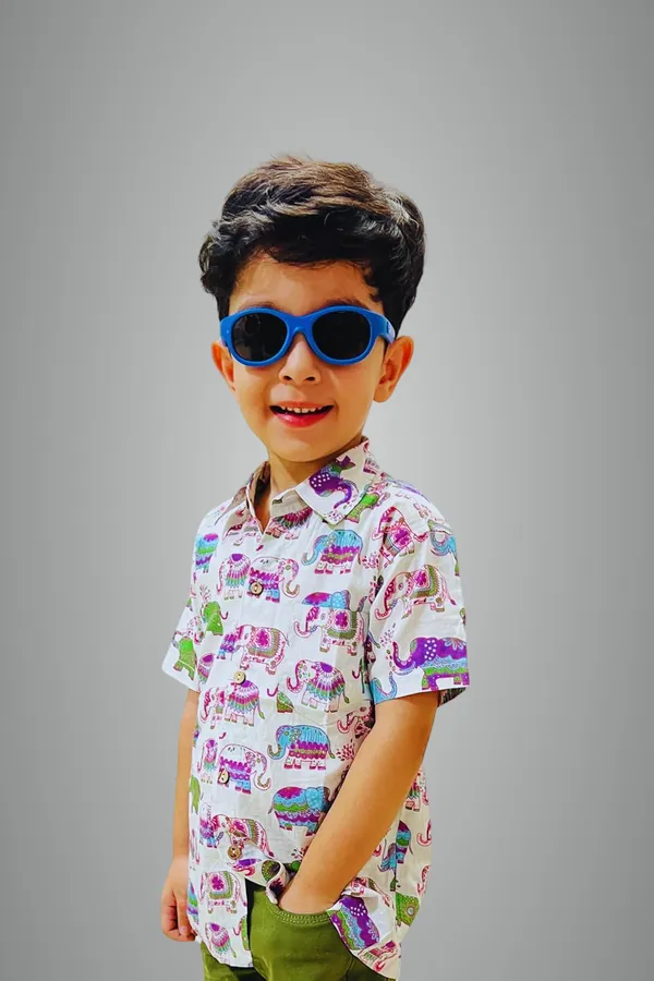 Multicolor_Pure_Cotton_Regular_Fit_Half_Sleeve_Shirt_For_Boys