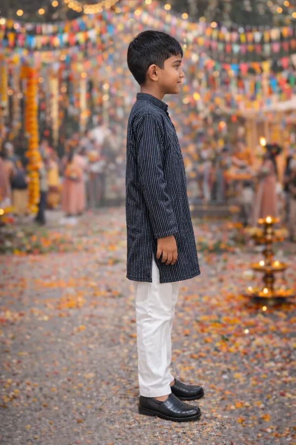 Boy_Black_Kantha_Kurta_Pajama