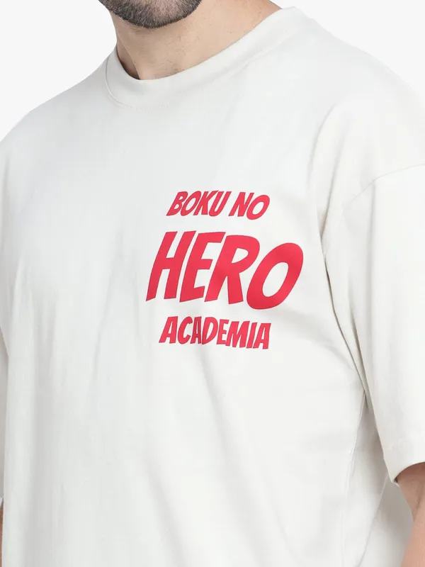 Cream_Boku_No_Printed_Oversize_Cotton_T-Shirt_For_Men