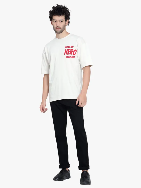 Cream_Boku_No_Printed_Oversize_Cotton_T-Shirt_For_Men