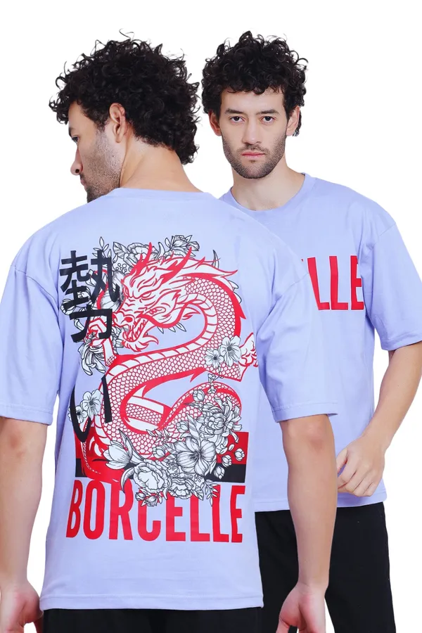 Purple_Borcelle_Printed_Oversize_Cotton_T-Shirt_For_Men