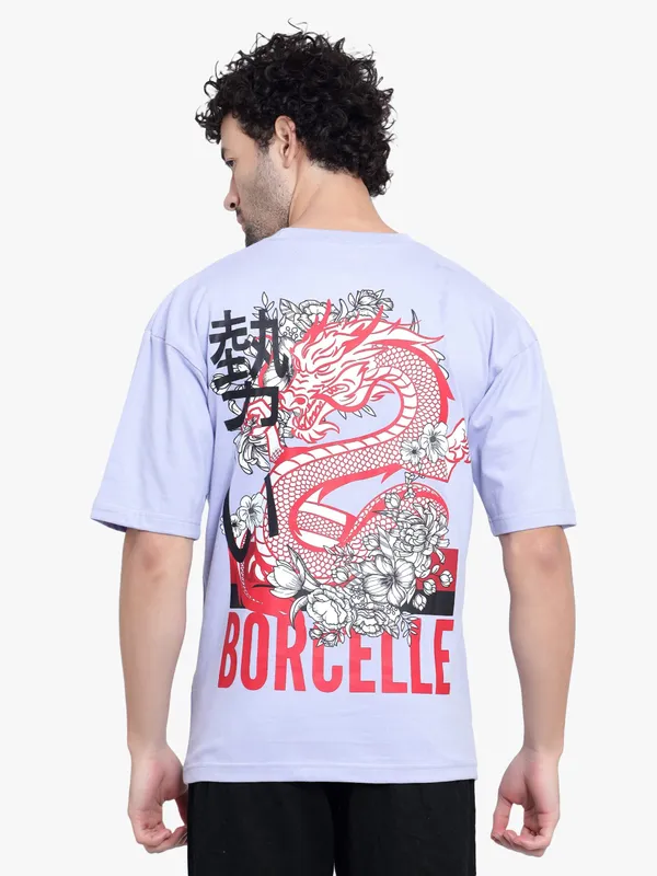 Purple_Borcelle_Printed_Oversize_Cotton_T-Shirt_For_Men