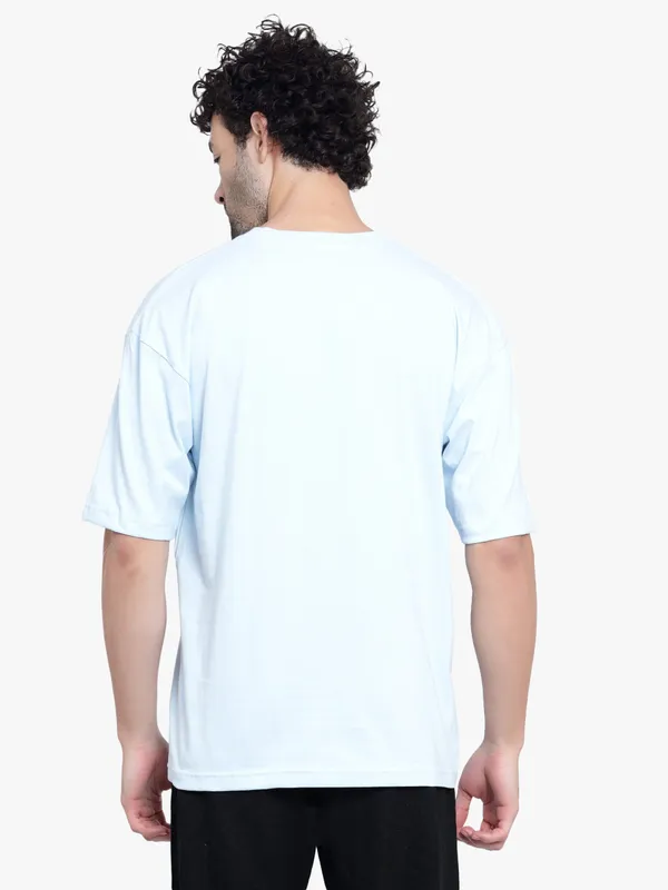 Soft_Blue_Trendy_Oversize_Printed_Cotton_T-Shirt_For_Men