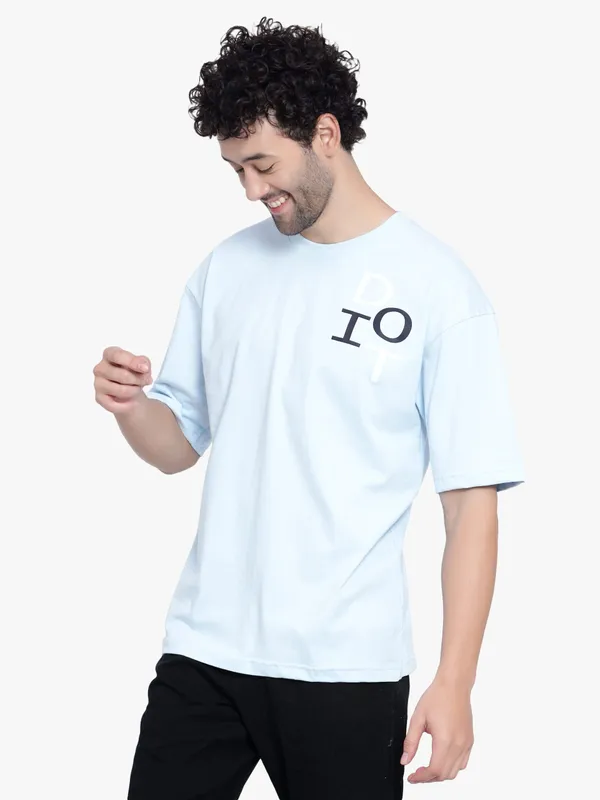 Soft_Blue_Trendy_Oversize_Printed_Cotton_T-Shirt_For_Men