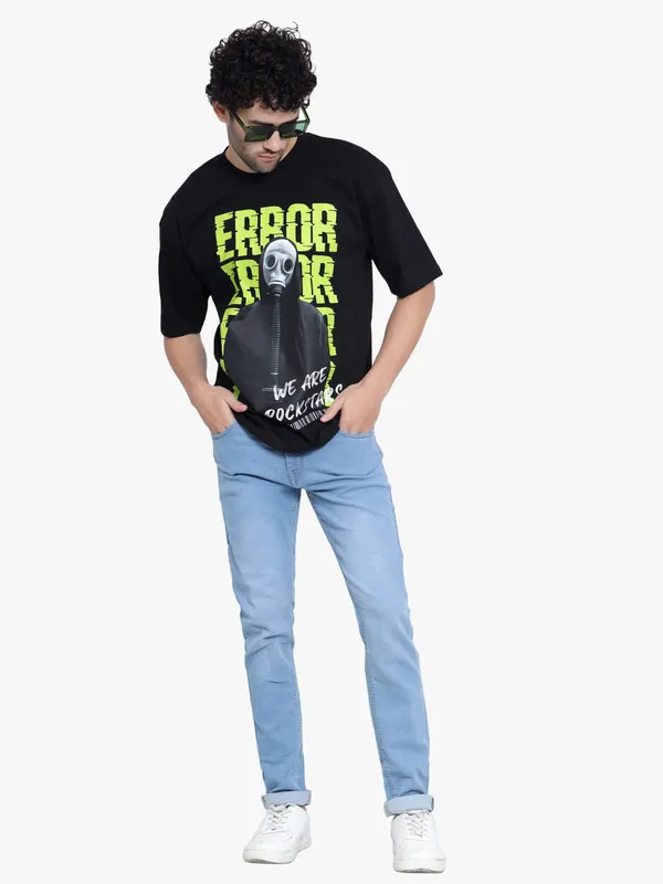 Black_Error_Printed_Oversize_Cotton_T-Shirt_For_Men