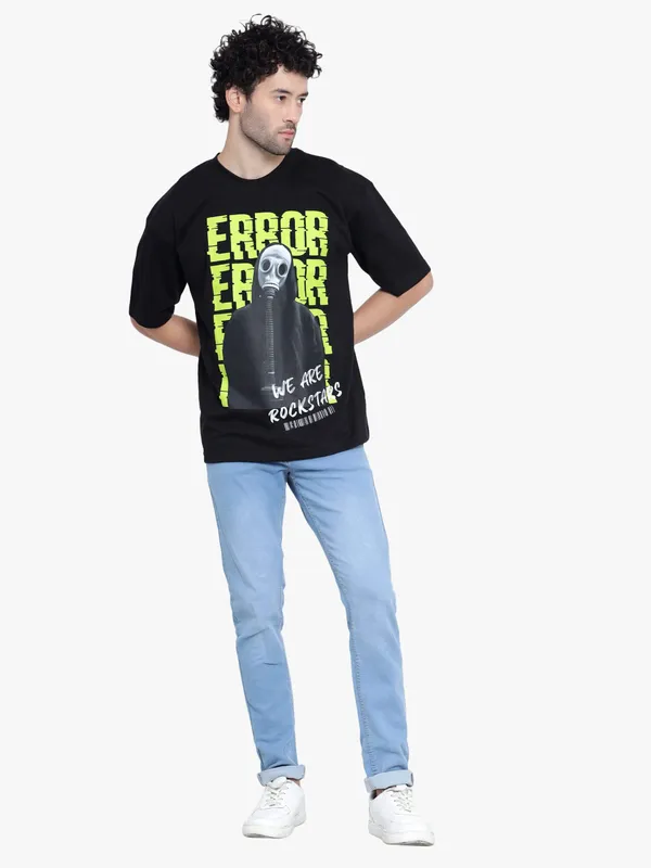 Black_Error_Printed_Oversize_Cotton_T-Shirt_For_Men