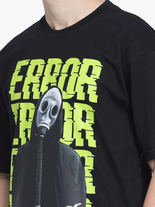 Black_Error_Printed_Oversize_Cotton_T-Shirt_For_Men