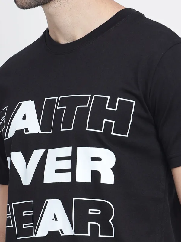 Black_Faith_Over_Fear_Printed_Cotton_T-Shirt_For_Men