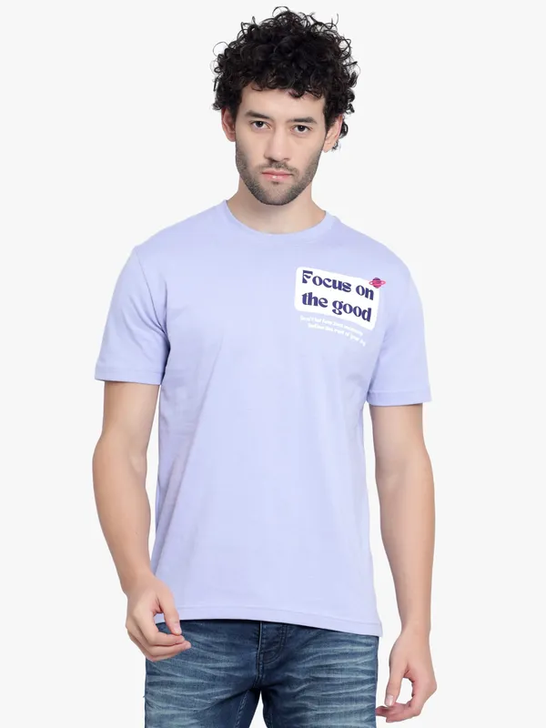 Purple_Focus_On_The_Good_Printed_Cotton_T-Shirt_For_Men