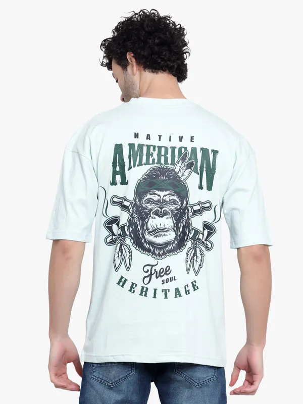 Soft_Olive_Free_Soul_Printed_Oversize_Cotton_T-Shirt_For_Men