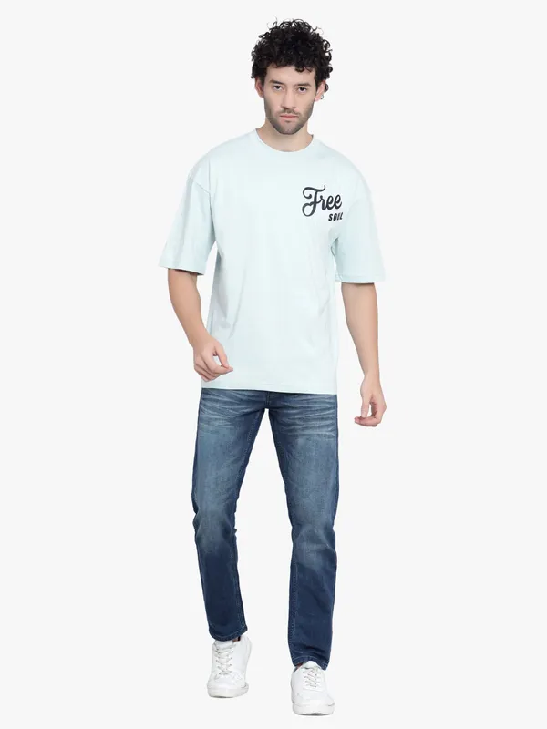 Soft_Olive_Free_Soul_Printed_Oversize_Cotton_T-Shirt_For_Men