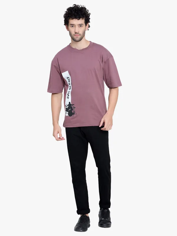 Maroon_Full_Of_Rock_Printed_Oversize_Cotton_T-Shirt_For_Men