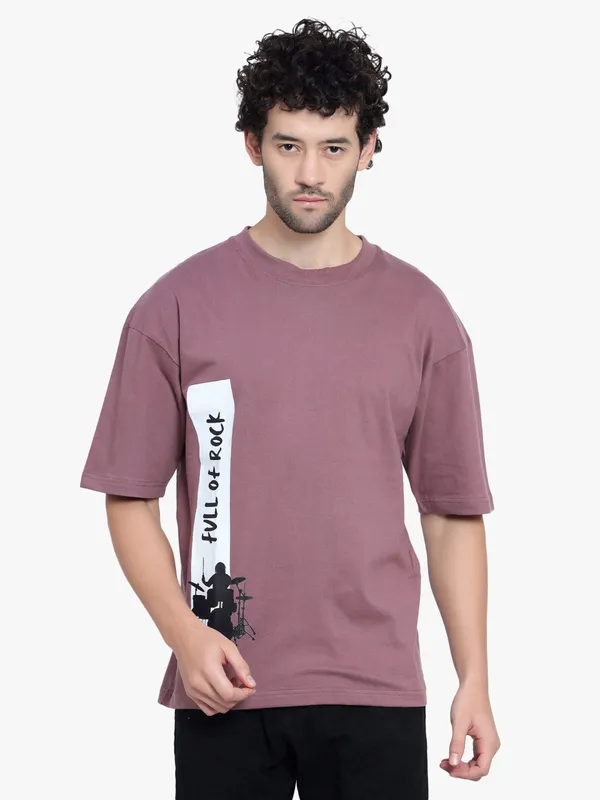 Maroon_Full_Of_Rock_Printed_Oversize_Cotton_T-Shirt_For_Men