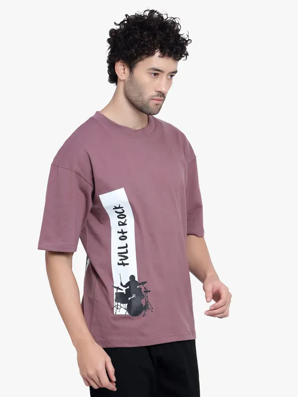 Maroon_Full_Of_Rock_Printed_Oversize_Cotton_T-Shirt_For_Men