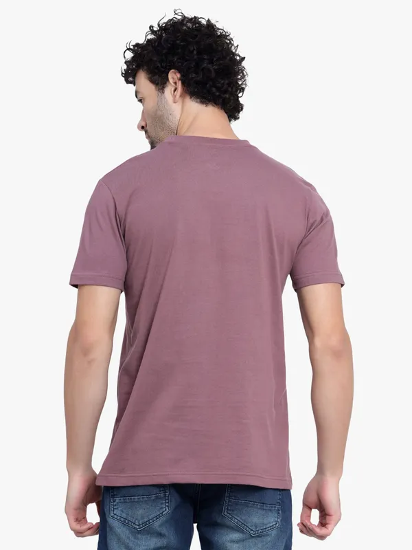 Maroon_Game_Error_Printed_Cotton_T-Shirt_For_Men