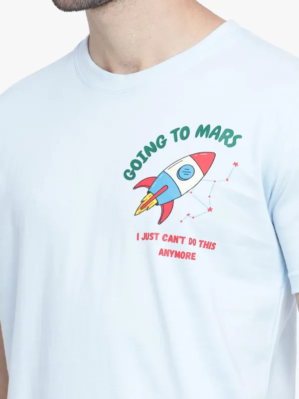 Mild_Blue_Going_To_Mars_Printed_Cotton_T-Shirt_For_Men