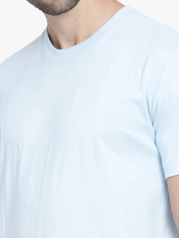 Mild_Blue_Ice_Melt_Cotton_T-Shirt_For_Men
