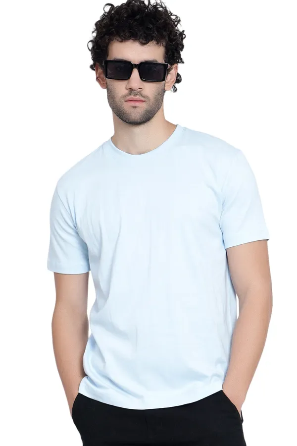 Mild_Blue_Ice_Melt_Cotton_T-Shirt_For_Men