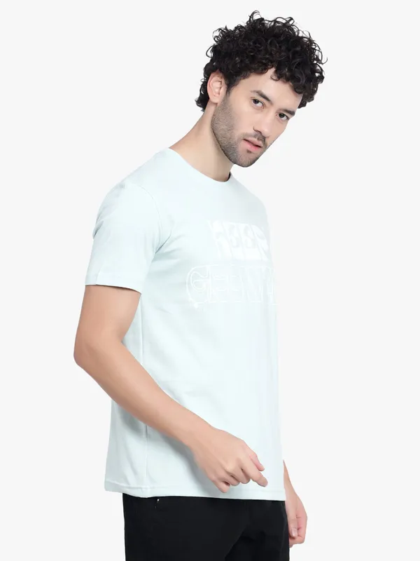 Soft_Olive_Green_Keep_Growing_Printed_Cotton_T-Shirt_For_Men