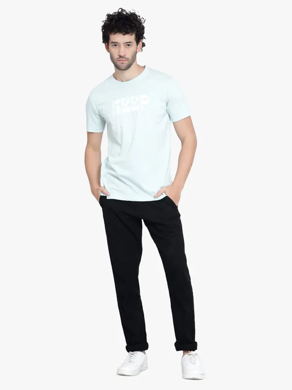 Soft_Olive_Green_Keep_Growing_Printed_Cotton_T-Shirt_For_Men