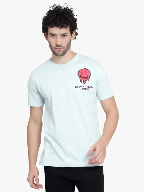 Cream_Man_Tally_Sick_Printed_Cotton_T-Shirt_For_Men