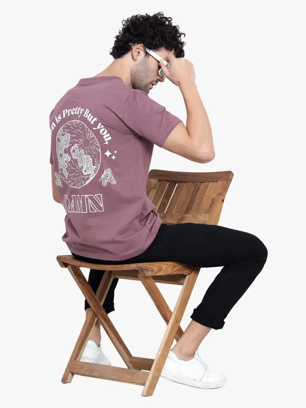 Mauve_Moon_Is_Pretty_But_You_Damn_Printed_Cotton_T-Shirt_For_Men