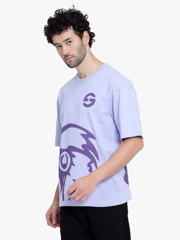 Purple_Music_Lover_Oversize_Printed_Cotton_T-Shirt_For_Men