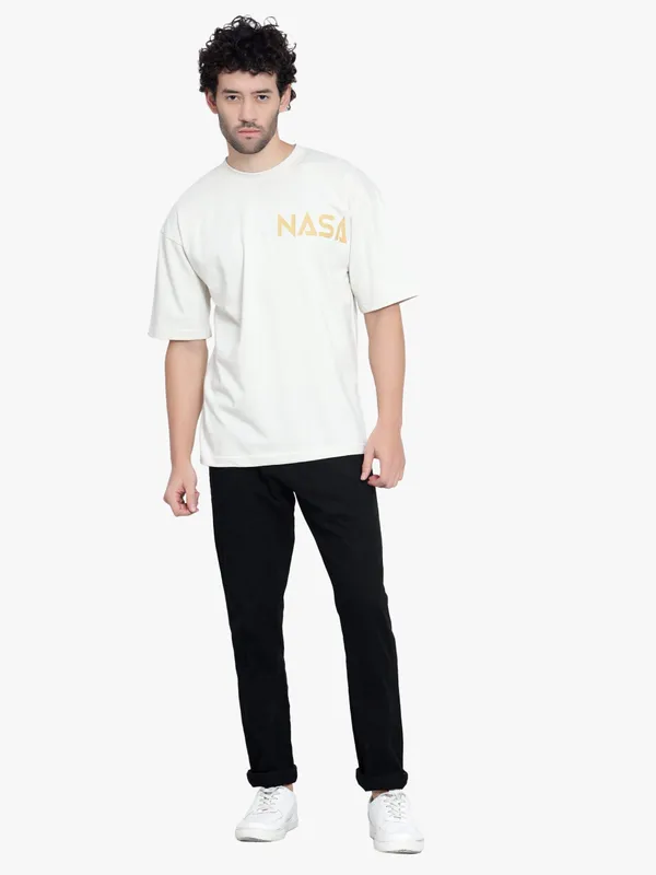 Cream_Nasa_Printed_Oversize_Cotton_T-Shirt_For_Men
