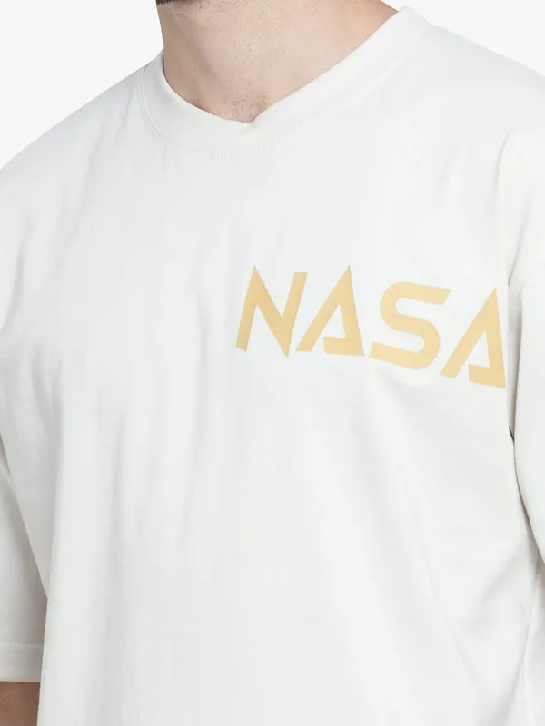 Cream_Nasa_Printed_Oversize_Cotton_T-Shirt_For_Men