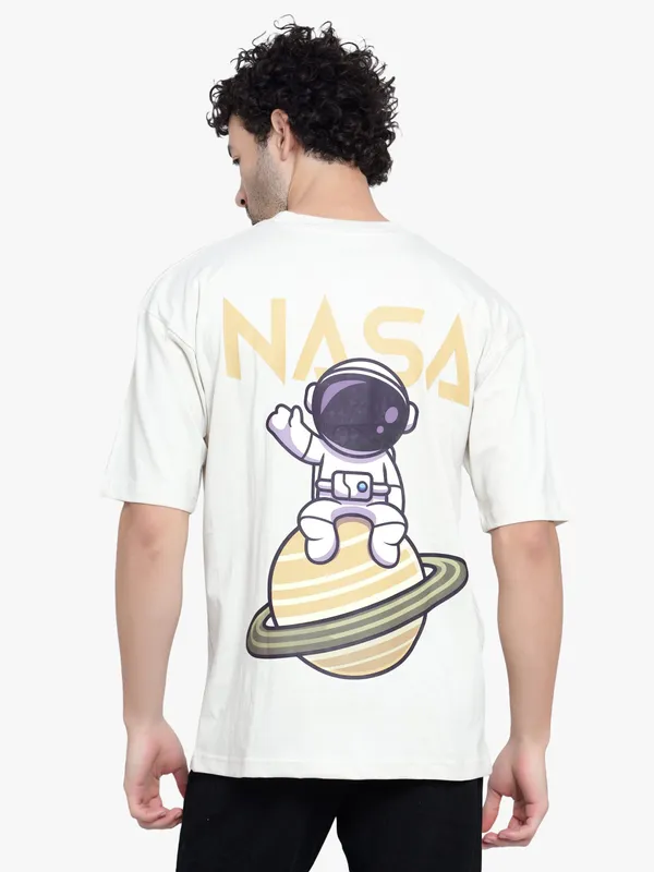 Cream_Nasa_Printed_Oversize_Cotton_T-Shirt_For_Men