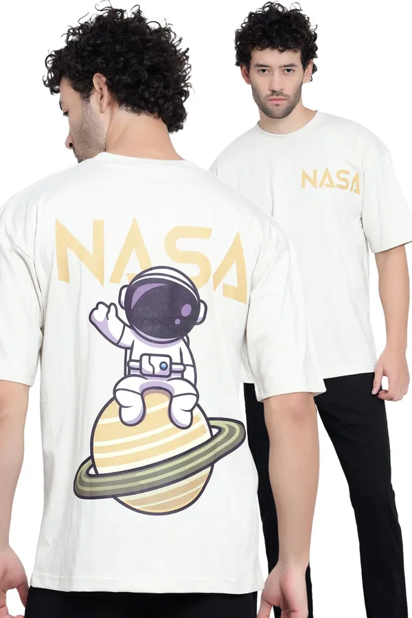 Cream_Nasa_Printed_Oversize_Cotton_T-Shirt_For_Men