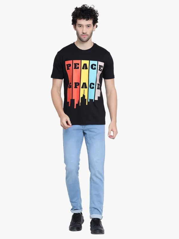 Black_Peace_Space_Printed_Cotton_T-Shirt_For_Men