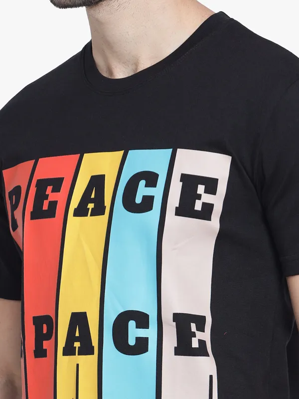 Black_Peace_Space_Printed_Cotton_T-Shirt_For_Men