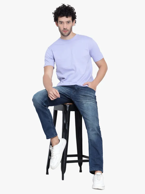 Purple_Heather_Cotton_T-Shirt_For_Men