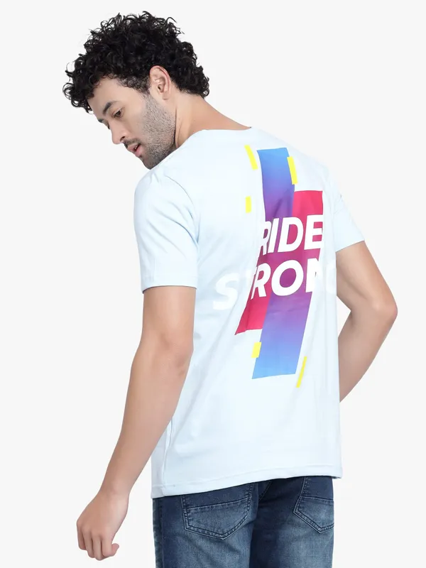 Melt_Blue_Ride_Strong_Printed_Cotton_T-Shirt_For_Men