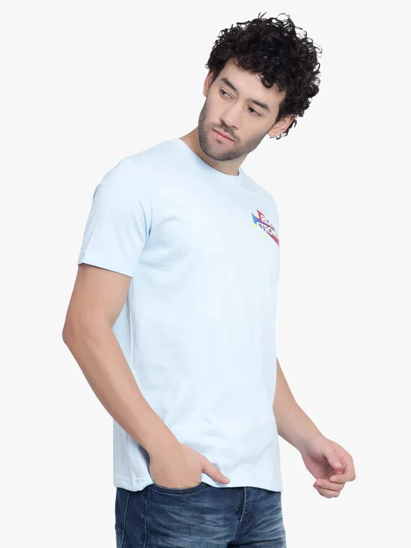Melt_Blue_Ride_Strong_Printed_Cotton_T-Shirt_For_Men