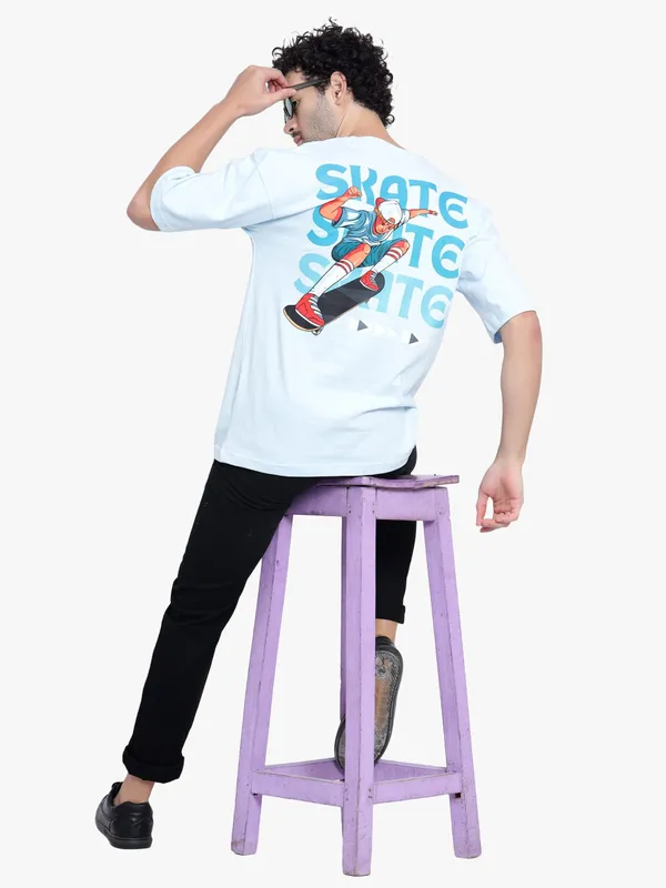 Melt_Blue_Skate_Oversize_Printed_Cotton_T-Shirt_For_Men