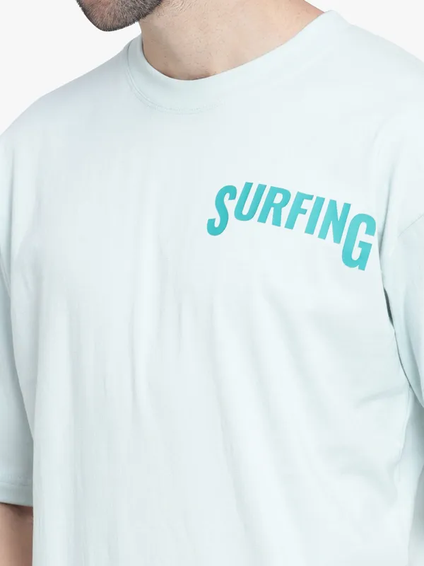 Soft_Olive_Surfing_Oversize_Printed_Cotton_T-Shirt_For_Men