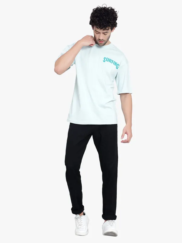 Soft_Olive_Surfing_Oversize_Printed_Cotton_T-Shirt_For_Men
