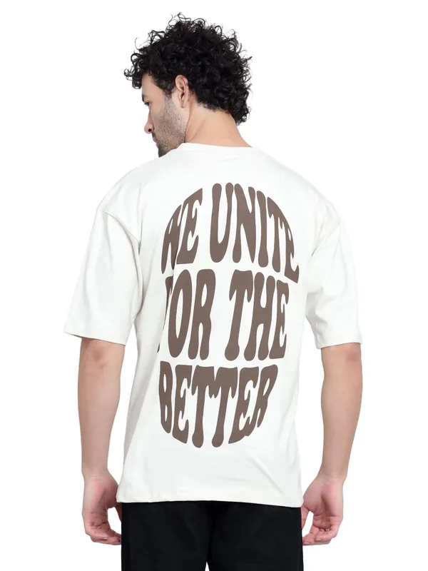 Cream_We_Unite_For_The_Better_Oversize_Printed_Cotton_T-Shirt_For_Men