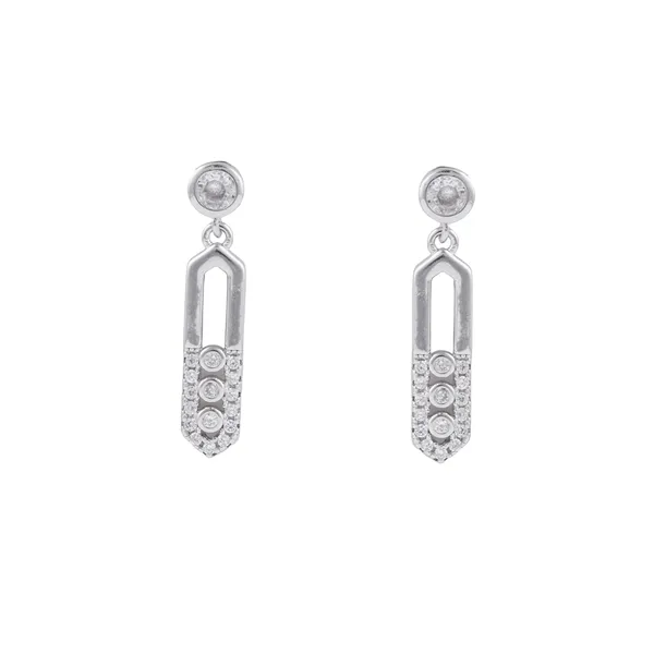 Silver_Premium_Earring_Pendant_Micro_Cz_Set_925ST
