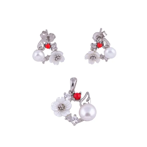 Silver_Premium_Earring_Pendant_Set_Micro_925ST_Mop
