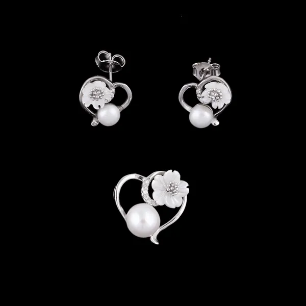 Silver_Premium_Earring_Pendant_Set_Micro_925ST_Mop