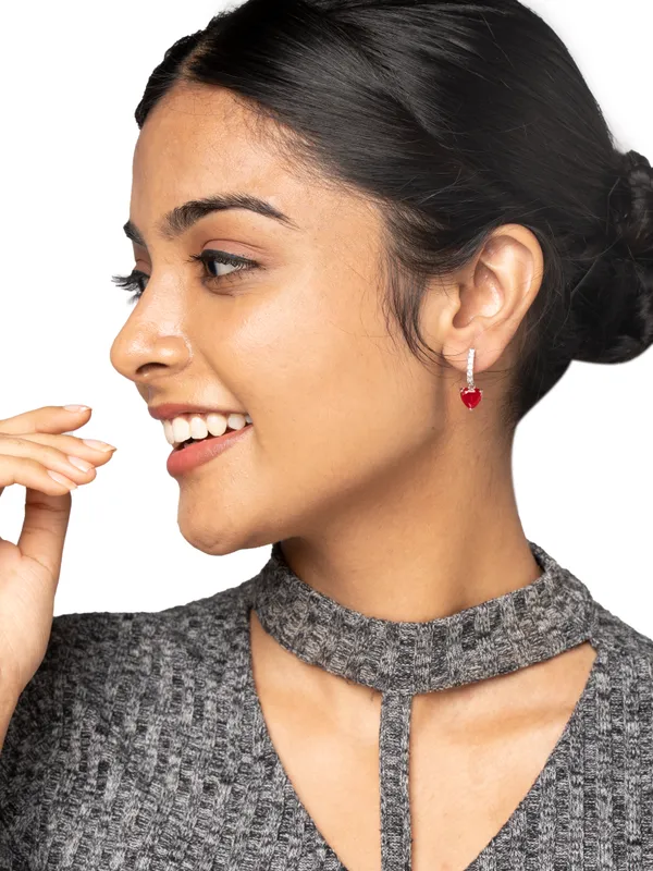 Silver_Premium_Bali_Studs_Cz_St_Hanging_925ST